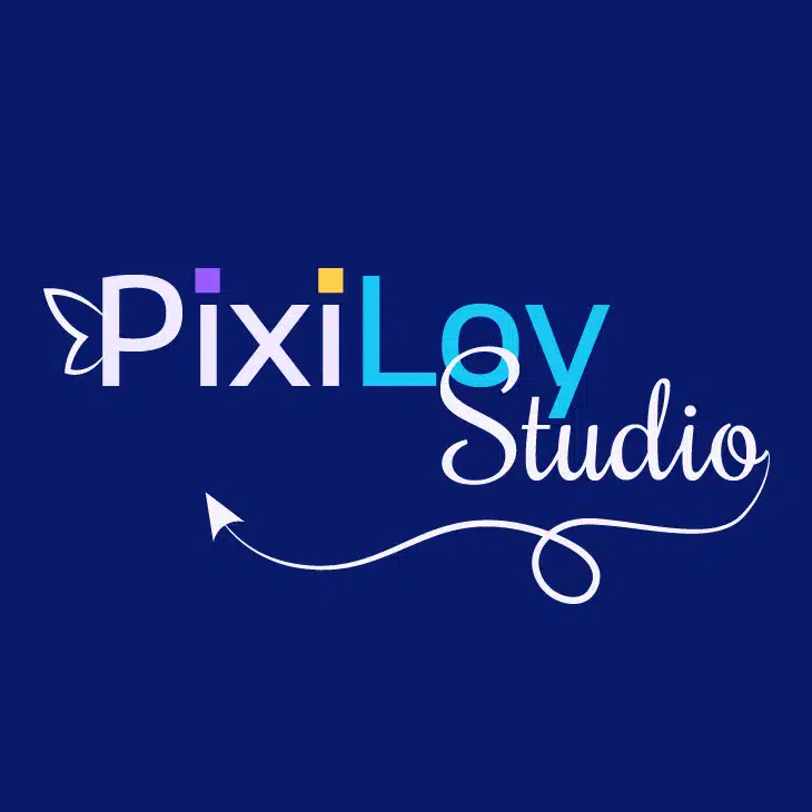 Logo foncé de pixiloy studio
