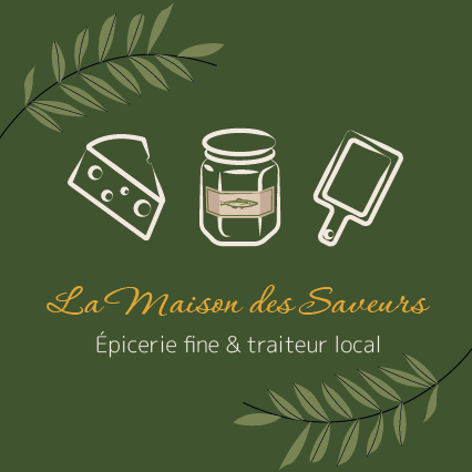 logo principal vert de la maison des saveurs