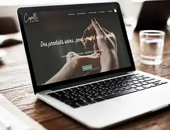 Vignette du webdesign de capelli