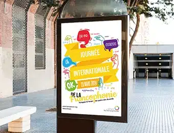 vignette de l'affiche de la journée internationale de la francophonie