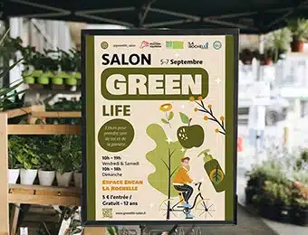 vignette de l'affiche du salon green life