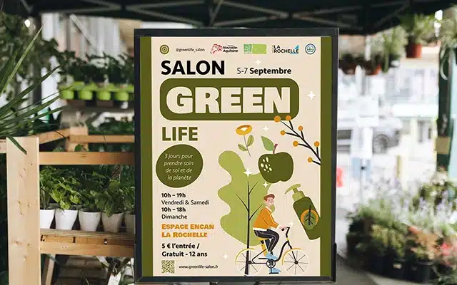 affiche du salon green life