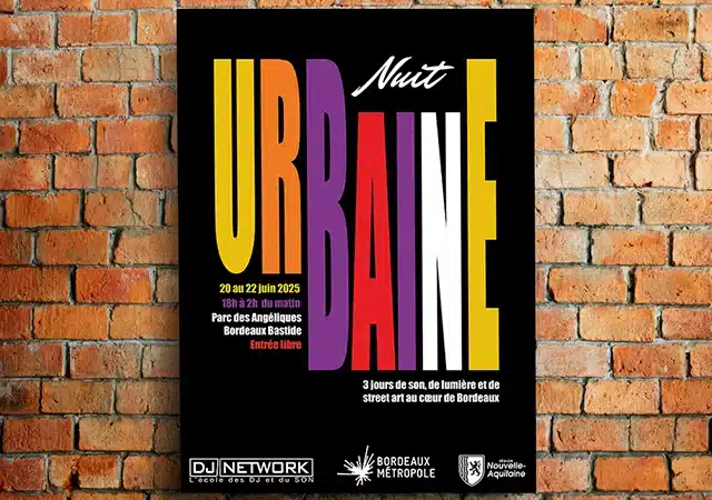 affiche de la nuit urbaine