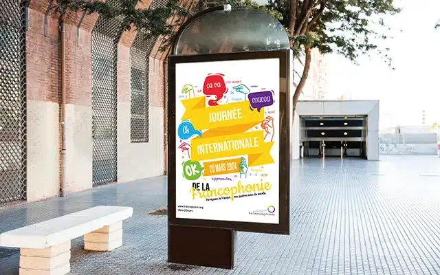 Affiche de la journée internationale de la francophonie