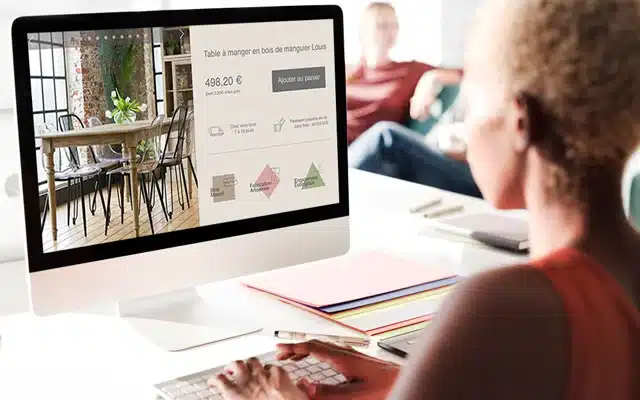 Webdesign d'un site d'ameublement